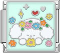 CHARM CONEJO FLORES