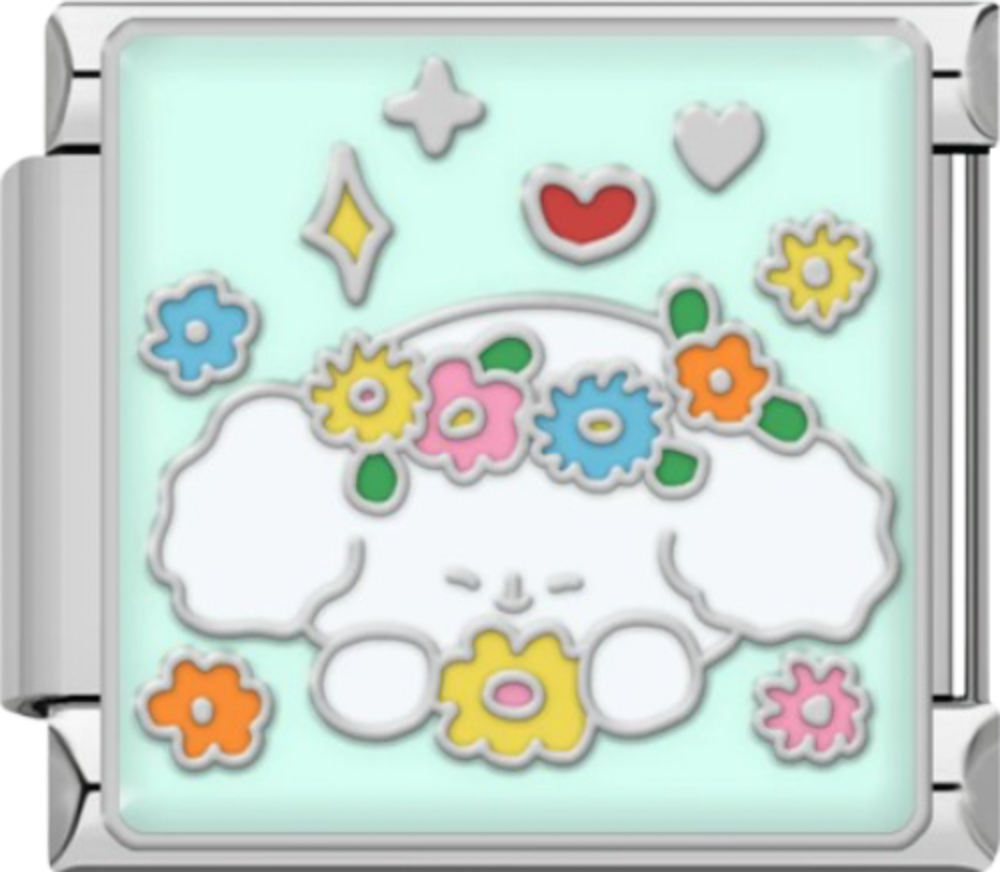 CHARM CONEJO FLORES