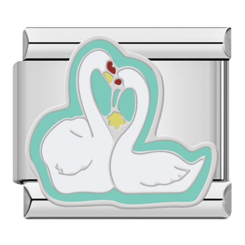 CHARM ANIMALES CISNES