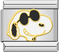 CHARM SNOOPY SONRIENDO