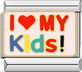 CHARM FRASE I LOVE MY KIDS