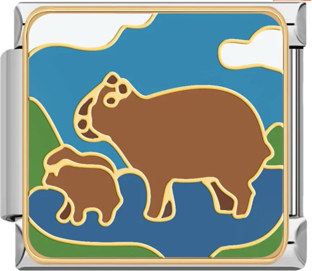 CHARM ANIMALES CAPIBARA
