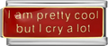 CHARM FRASE I AM PRETTY COOL BUT I CRY A LOT