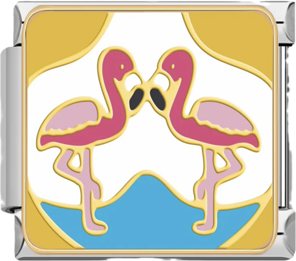 CHARM ANIMALES FLAMINGO