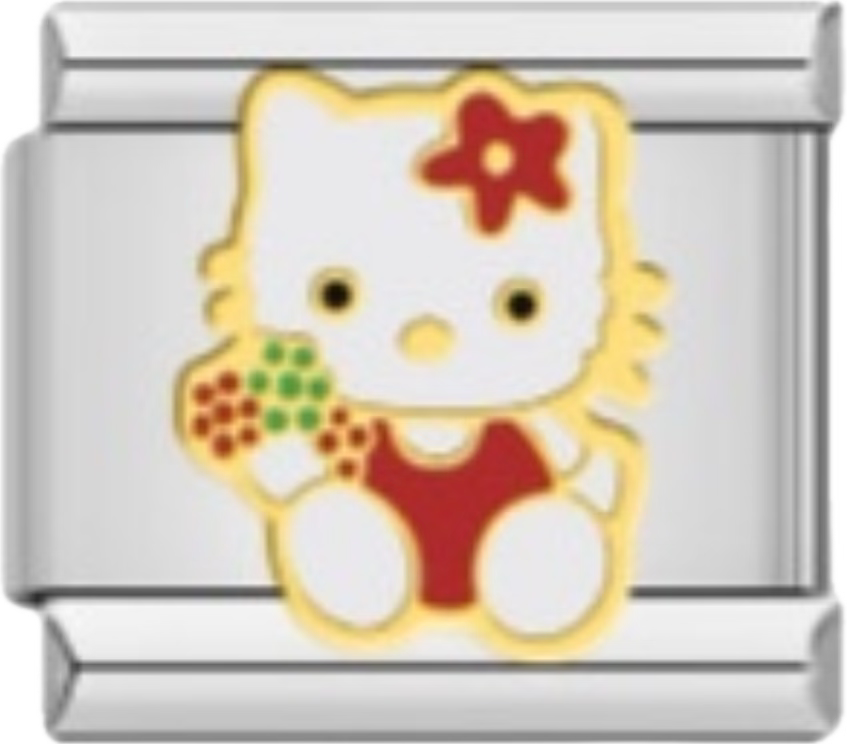 CHARM HELLO KITTY SENTADA