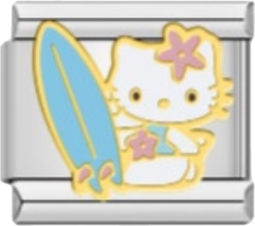 CHARM HELLO KITTY SURF