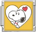 CHARM SNOOPY CORAZON