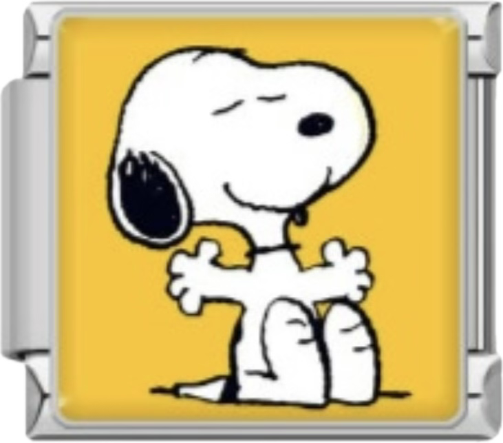 CHARM SNOOPY SENTADO