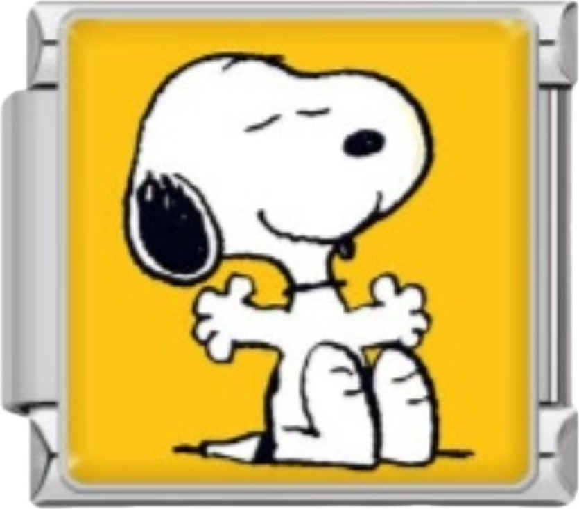 CHARM SNOOPY SENTADO