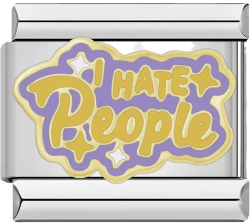 CHARM FRASE I HATE PEOPLE