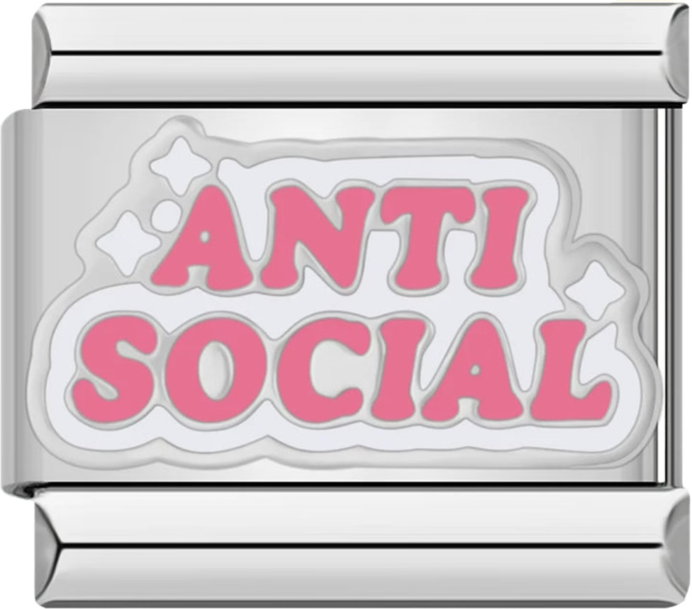 CHARM FRASE ANTISOCIAL