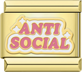 CHARM FRASE ANTISOCIAL