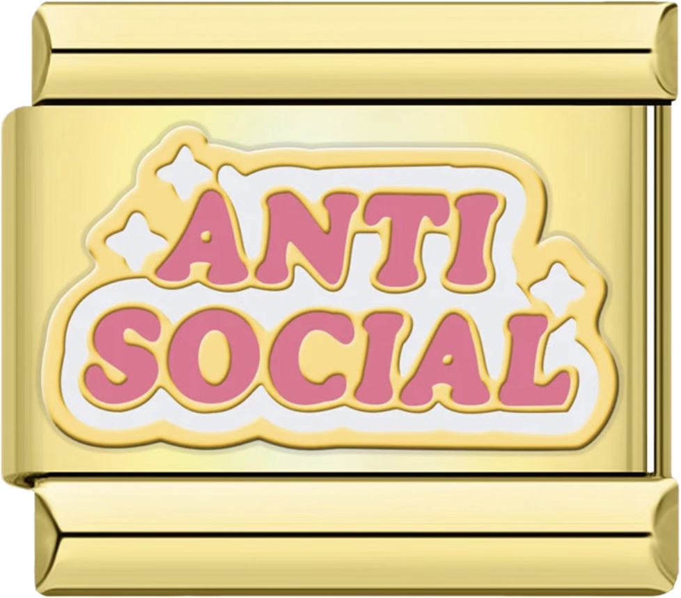 CHARM FRASE ANTISOCIAL