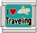CHARM FRASE I LOVE TRAVELING