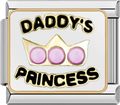 CHARM FRASE DADDY'S PRINCESS