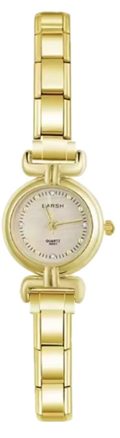 RELOJ DORADO CIRCULAR