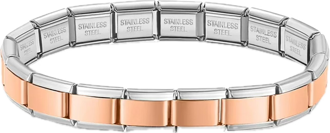 BRAZALETE BORDE PLATEADO