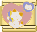 CHARM ROMANTICO GATOS