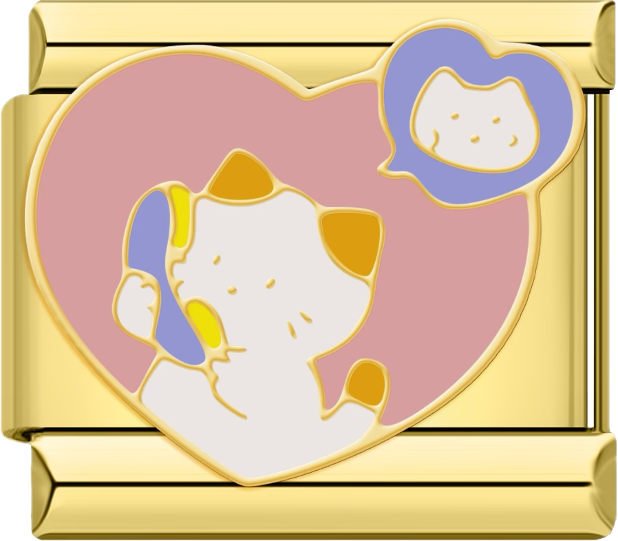 CHARM ROMANTICO GATOS