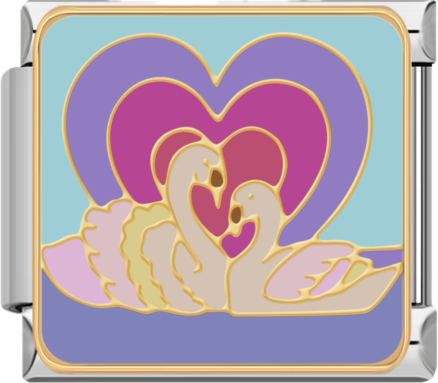 CHARM ROMANTICO CISNES