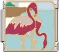 CHARM ANIMALES FLAMINGO