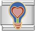 CHARM CORAZON BOMBILLO
