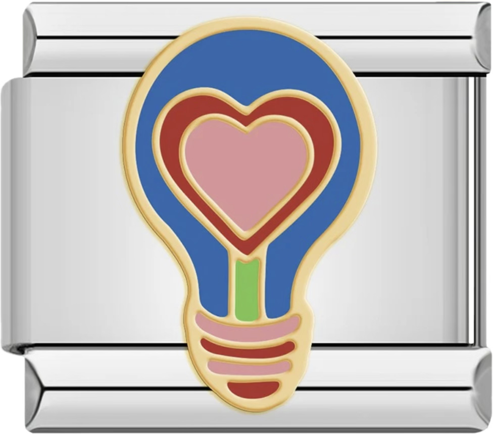 CHARM CORAZON BOMBILLO