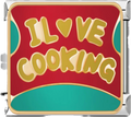CHARM FRASE I LOVE COOKING