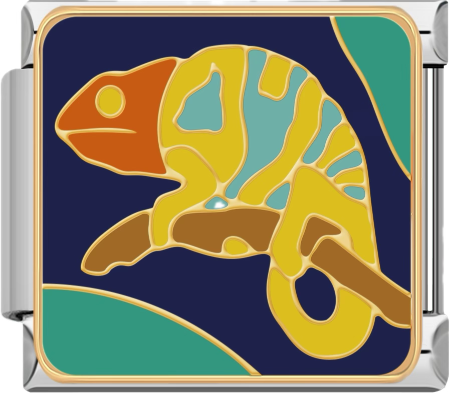 CHARM ANIMALES CAMALEON