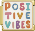 CHARM FRASE POSITIVE VIBES