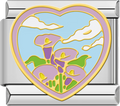 CHARM CORAZON LIRIOS