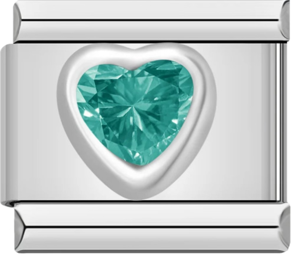 CHARM CORAZON VERDE