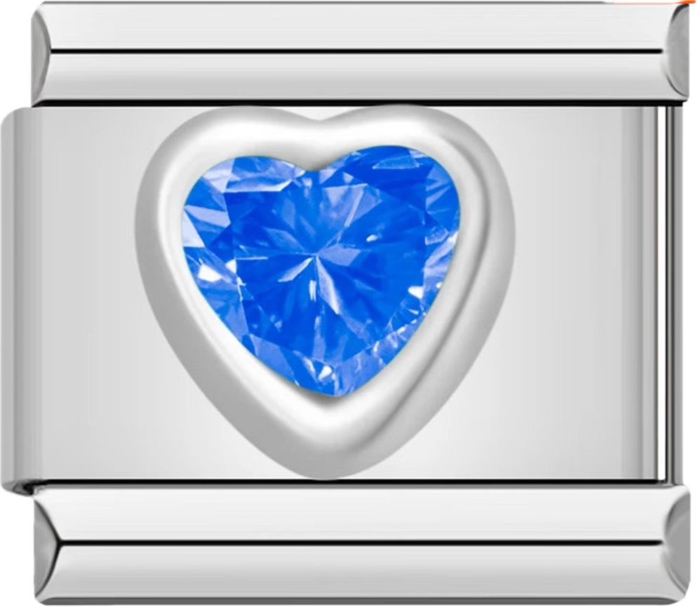 CHARM CORAZON AZUL