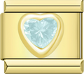 CHARM CORAZON CELESTE