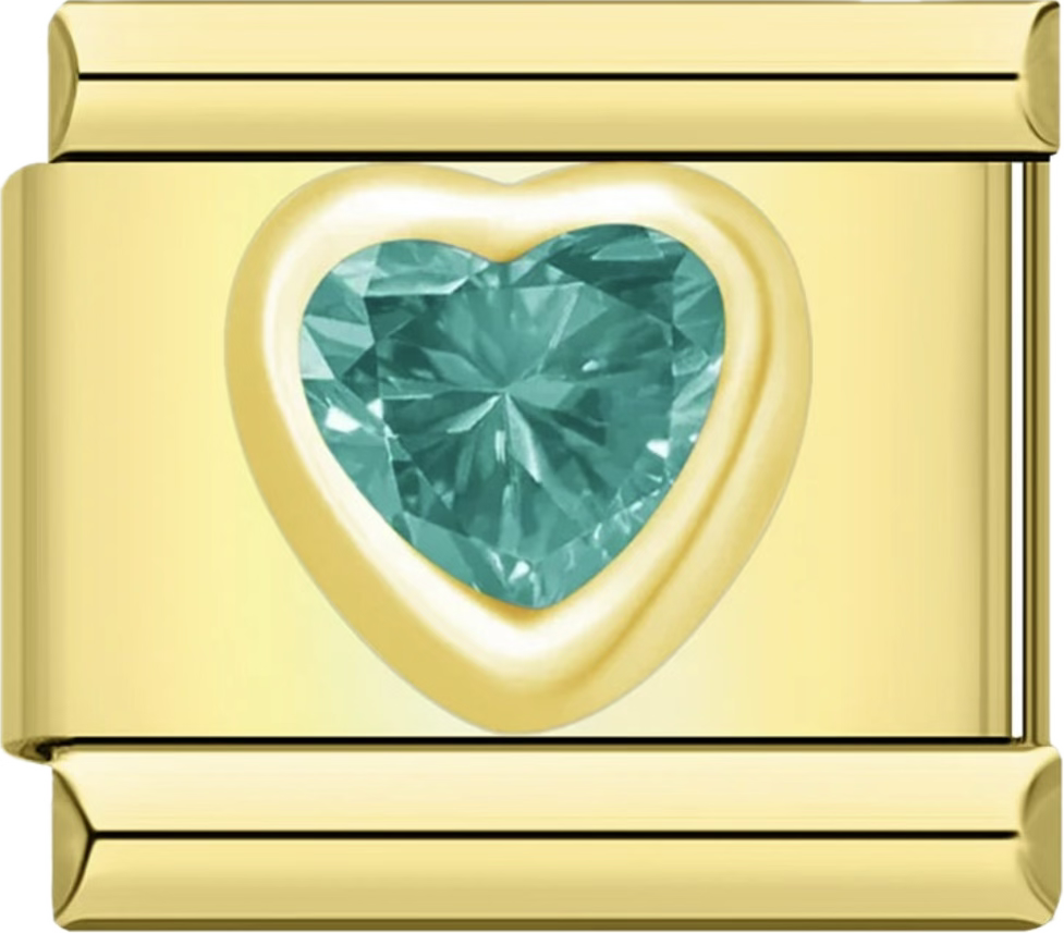 CHARM CORAZON VERDE