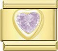 CHARM CORAZON LILA