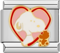 CHARM SNOOPY CORAZON