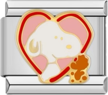 CHARM SNOOPY CORAZON