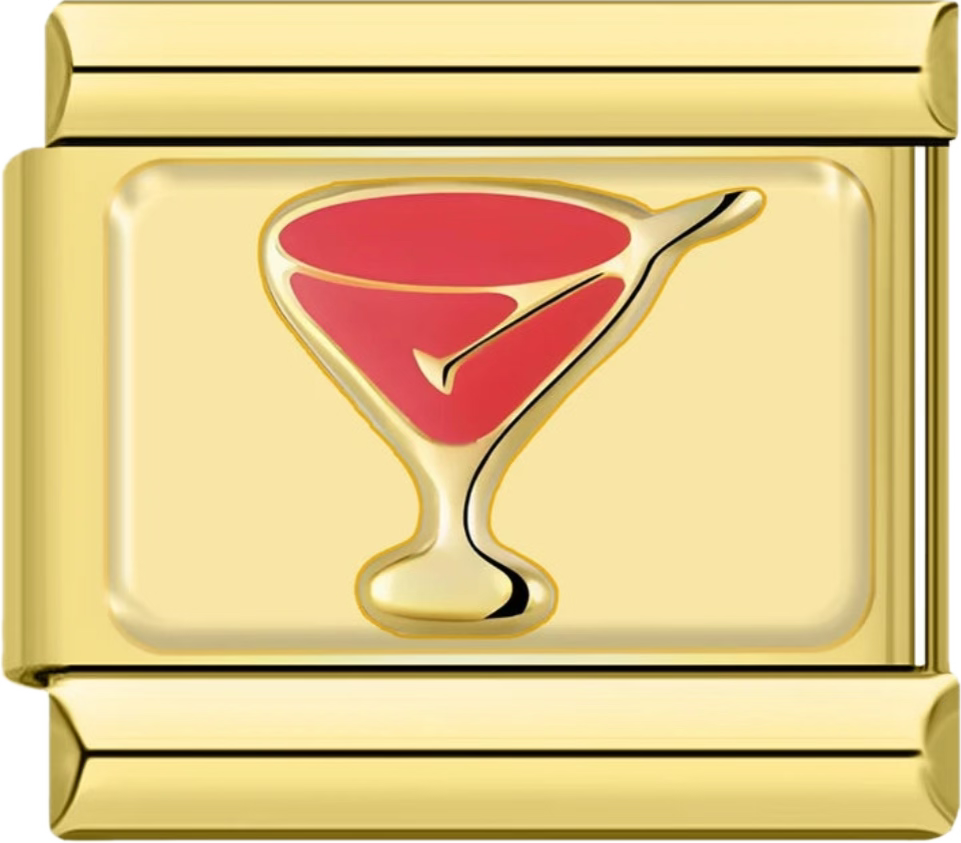 CHARM COMIDA MARTINI DORADO