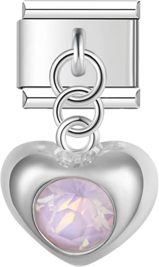 CHARM CORAZON ROSA