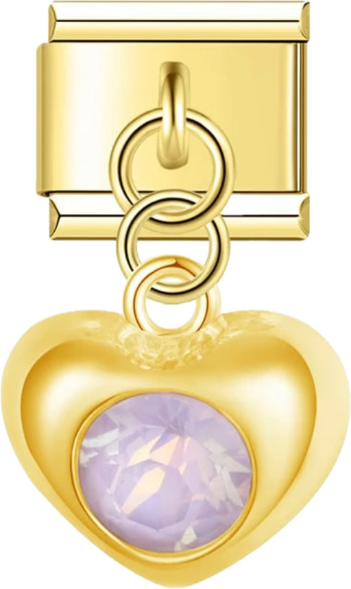 CHARM CORAZON ROSA