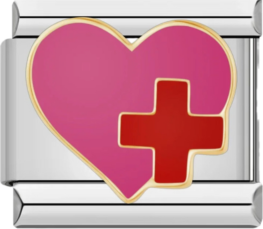 CHARM CORAZON MEDICINA ROSADO