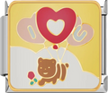 CHARM ROMANTICO GLOBO I LOVE U