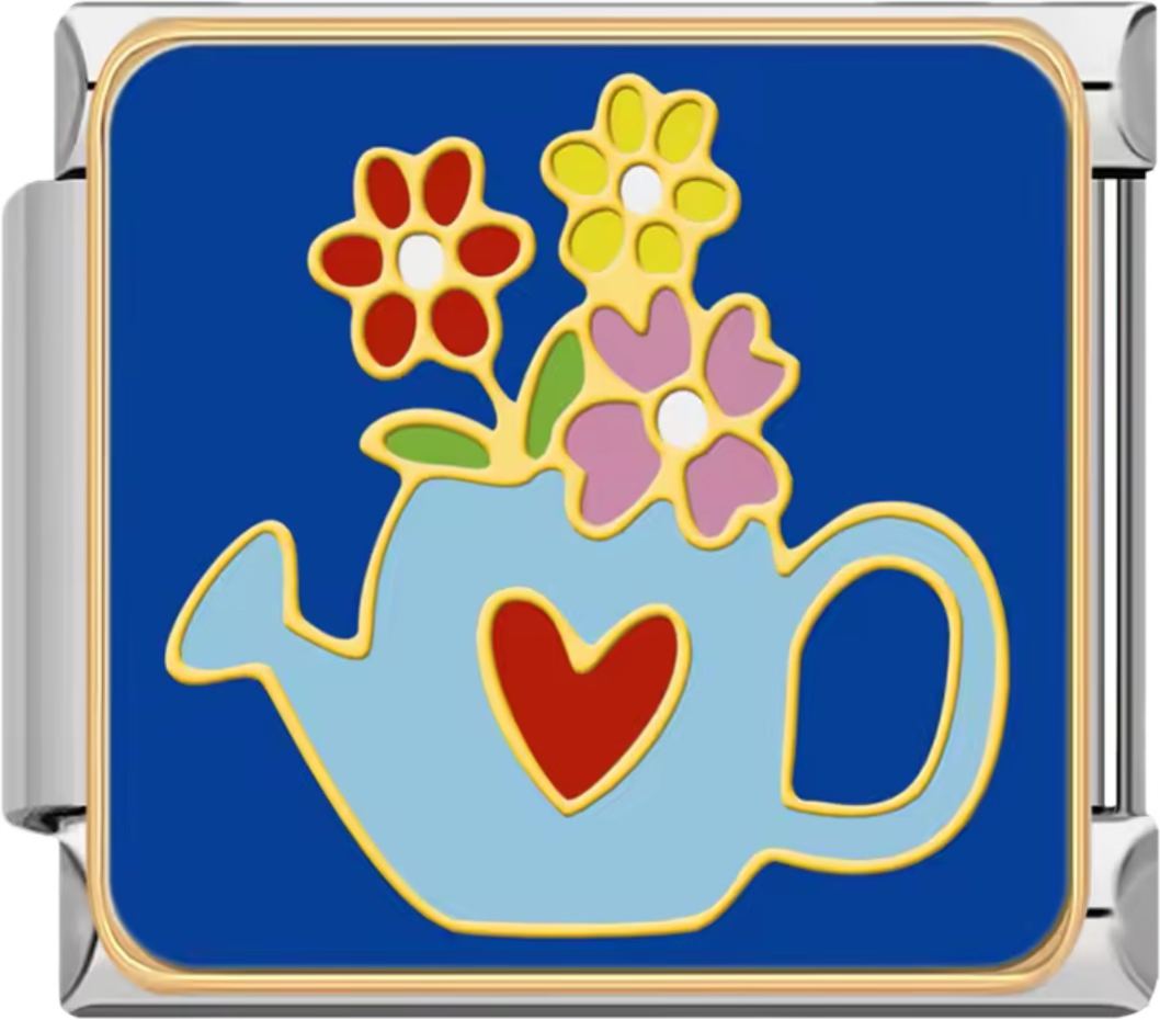 CHARM FLOR AZUL