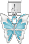 CHARM ANIMALES MARIPOSA COLGANTE CELESTE