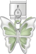 CHARM ANIMALES MARIPOSA COLGANTE VERDE