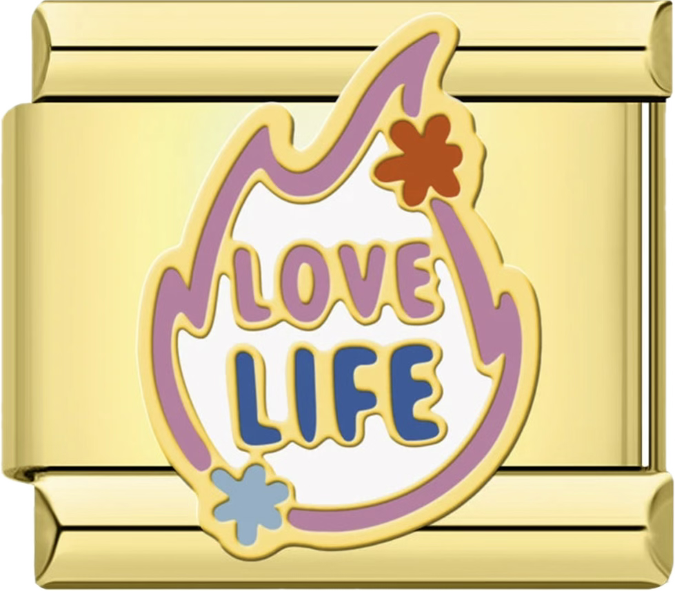 CHARM FRASE LOVE LIFE