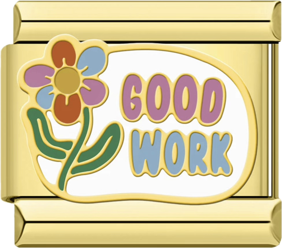 CHARM FRASE GOOD WORK
