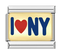 CHARM FRASE I LOVE NY