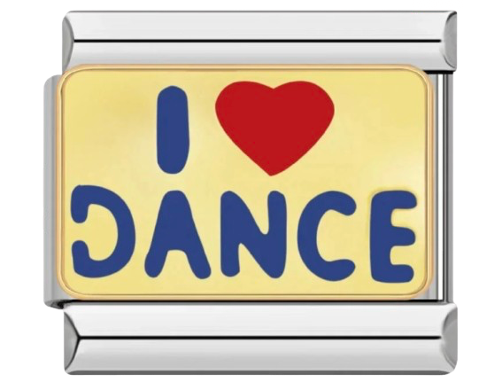 CHARM FRASE I LOVE  DANCE